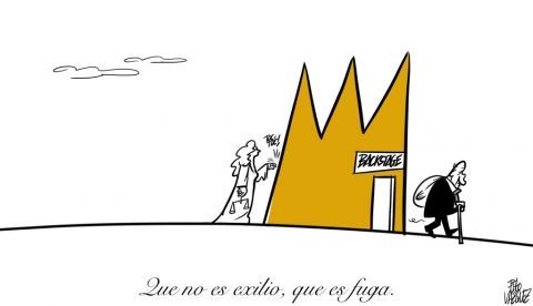 “Por la puerta trasera” (sobre titular de Gema López, periodista)
