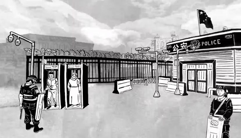 Imagen del reportaje Inside Xinjiang´s Prison State de The New Yorker. The New Yorker