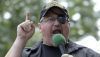 Stewart Rhodes faces up to 20 years behind bars if convicted of seditious conspiracy. AP Photo/Susan Walsh