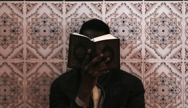 Lecture du Coran à la mosquée Ennour (Le Havre), pendant le mois du ramadan, le 18 mai 2018. CharlyTriballeau/AFP