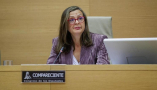 Carmen Martínez Perza, delegada del Gobierno contra la Violencia de Género, durante su intervención. (Pool Congreso)