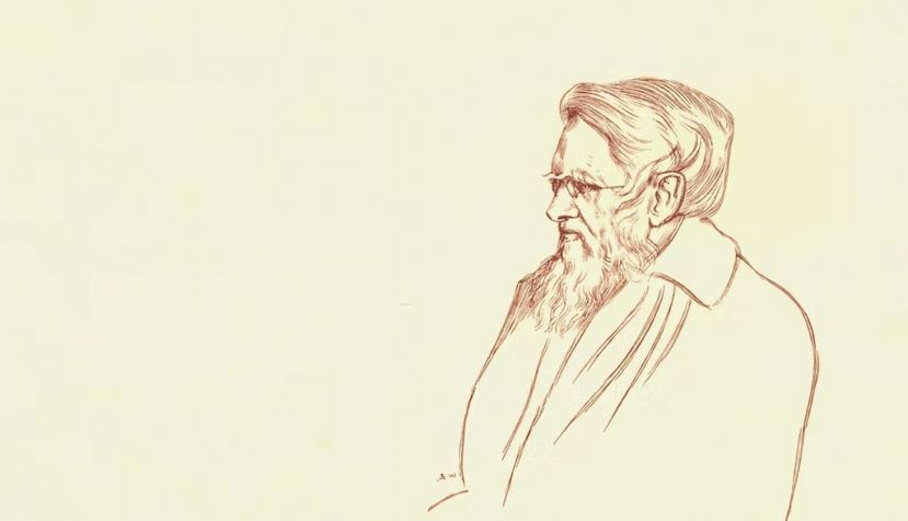 Retrato de Alfred Russel Wallace fechado en 1912 y de autoría desconocida. Wikimedia Commons / Datenbank Tripota