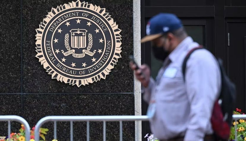 The seal of the Federal Bureau of Investigation is seen outside of its headquarters in Washington, DC on August 15, 2022. Mandel Ngan/AFP via Getty Images