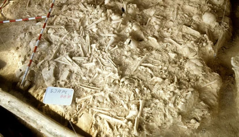 Imagen del yacimiento de San Juan ante Portam Latinam (Laguardia, Álava). José Ignacio Vegas / Universidad de Valladolid