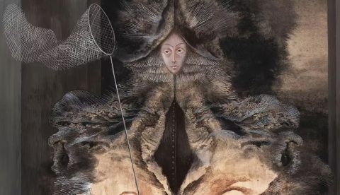 Fragmento de la obra ‘Cazadora de astros (La luna aprisionada)’ de Remedios Varo, 1956. Toledo Museum of Art (Ohio, EE.UU.).