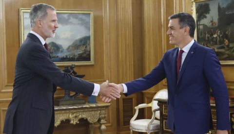 El Rey Felipe VI recibe a Pedro Sánchez / CASA DEL REY