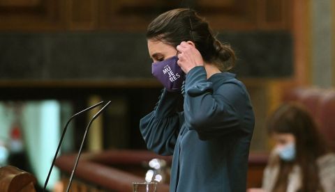 La ministra de Igualdad, Irene Montero.