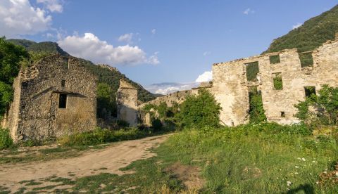 Aldea de Jánovas, en Huesca. Shutterstock / Sebastian Sonnen