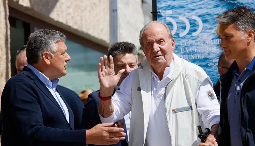El rey Juan Carlos reaparece en el Náutico de Sanxenxo
