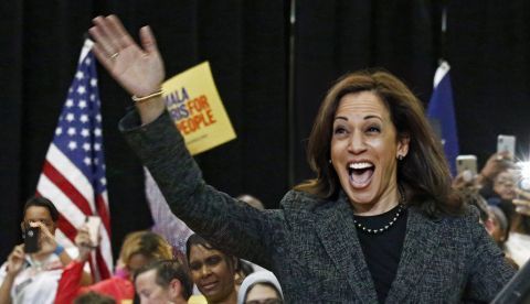 Kamala Harris vicepresidenta de mezcla de razas.