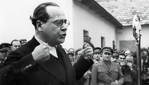 uan Negrín, presidente del Gobierno de la República, durante una visita al frente del Ebro en 1938. / ARCHIVO FUNDACIÓN JUAN NEGRÍN