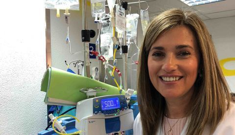 Fotografía cedida por la Clínica Universidad de Navarra de la directora de la Unidad de Mieloma del Hospital Universitario de Salamanca e investigadora del Instituto de Investigación Biomédica de Salamanca (IBSAL), Victoria Mateos. EFE