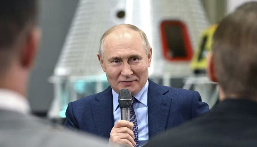 Vladimir Putin. Grigory Sysoev,Sputnik, Kremlin Pool Photo via AP