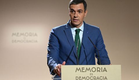 Intervención del presidente del Gobierno, Pedro Sánchez | Moncloa/Jorge Villar y Javier de Amescua, 30.10.2023
