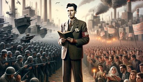 George Orwell y la guerra de Gaza: ecos de “1984” en el conflicto moderno
