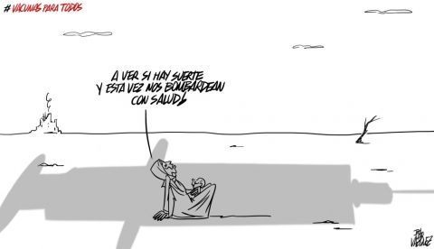 “¡Vacunas para todos!”