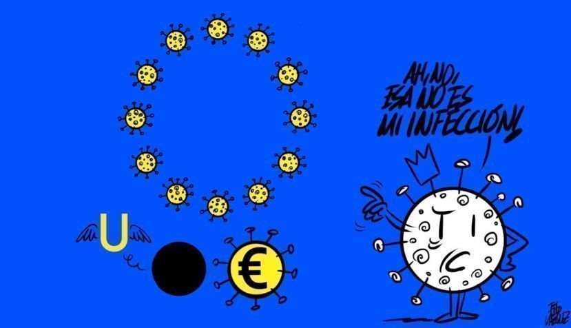 “Unión Europea y virus”