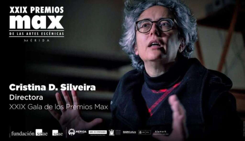 La directora, coreógrafa e intérprete Cristina D. Silveira dirige la gala de los 29º Premios Max - Mérida