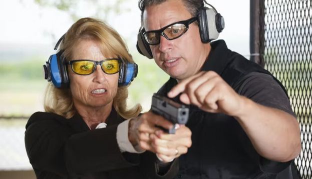 Even trained police officers often miss their target during gunfights. RichLegg / Getty Images
