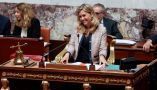 Nouvellement élue, la présidente de l'Assemblée nationale Yael Braun-Pivet, première femme à ce poste, ouvre une nouvelle législature s'annonçant riche en rebondissements. Photo datée du 29 juin 2022. Geoffroy Van Der Hasselt/ AFP