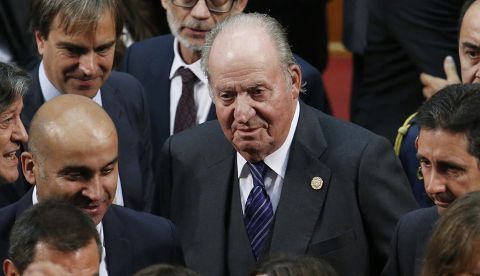 El rey emérito Juan Carlos de Borbón en una imagen de archivo.