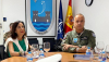 La ministra de Defensa, Margarita Robles, en una reunión en el Centro de Operaciones Aéreas Combinadas de Torrejón. / © lamoncloa.gob.es. Ministerio de la Presidencia.