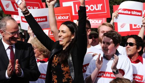 Kamala Harris’ sudden political rise echoes that of another female politician, New Zealand’s Jacinda Ardern