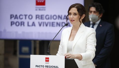Isabel Díaz Ayuso, presidenta de la Comunidad de Madrid.