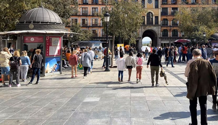 Vuelta del turismo poscovid a Toledo. Fotografía del autor.