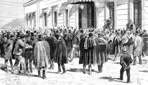 La denuncia de los republicanos por la desorganización de la Administración en 1884