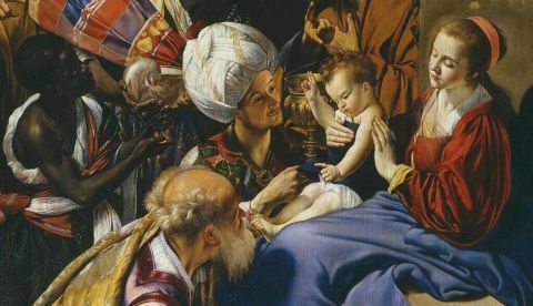 Maíno de Castro, Juan Bautista. La personal forma de entender la Adoración de los Magos