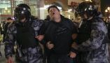 Morale problem: anti-mobilisation protesters are reportedly being given their draft papers after being arrested., EPA-EFE/Maxim Shipenkov