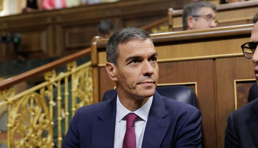El presidente del Gobierno, Pedro Sánchez, durante la sesión de control. | Pool Congreso. Congreso de los Diputados, Madrid - 9.9.2026