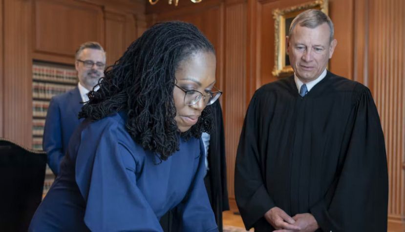Ketanji Brown Jackson is the first Black woman to serve on the highest court in the land. Fred Schilling/Collection of the Supreme Court of the United States via Getty Images)