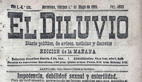 Autor desconocido - (1908-05-01). El Diluvio año L (22): 4953. / Wikipedia