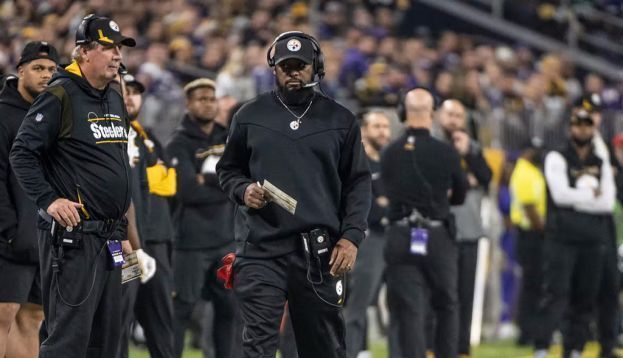 Pittsburgh Steelers head coach Mike Tomlin is the only Black head coach in the NFL. Photo by Stephen Maturen/Getty Images