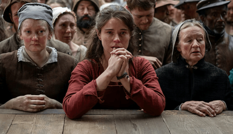 Jessie Buckley como Agnes en la adaptación cinematográfica de Hamnet. Universal