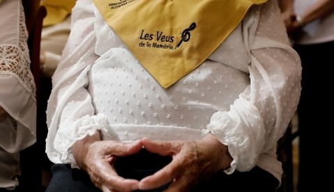 Investigadores del Hospital de la Santa Creu y Sant Pau de Barcelona y de la Fundación Catalana Síndrome de Down, en colaboración con científicos de la Universidad de Cambridge (Reino Unido).EFE/ Juan Carlos Cárdenas