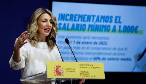 La ministra de Trabajo y Economía, Social, Yolanda Díaz. / Foto: La Moncloa.