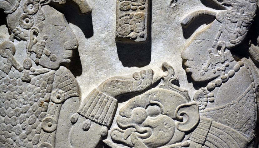 Detalle del Dintel 26 de Yaxchilán. / Wikipedia.