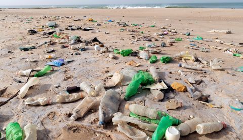 Más del 80 % de la basura que va a dar a los océanos se genera en tierra y uno de los contribuyentes mayores en esta contaminación es el plástico. EFE/Archivo