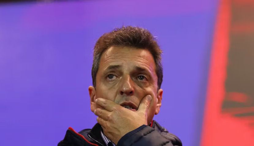 Sergio Massa, candidato peronista, que salió victorioso de la primera vuelta electoral. Shutterstock
