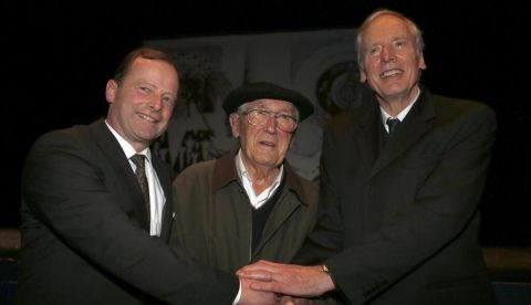Homenaje al centenario Luis Iriondo, superviviente del bombardeo de Gernika