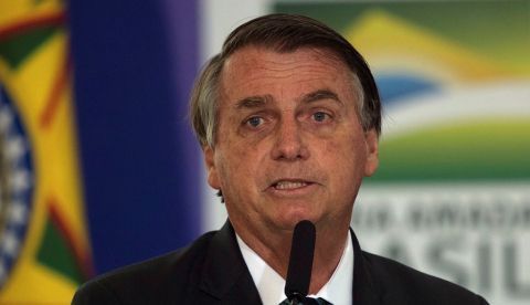 En la imagen, el presidente de Brasil, Jair Bolsonaro. 