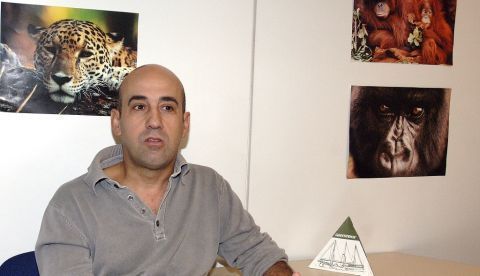 Miguel Ángel Soto, portavoz de Greenpeace España. EFE/PACO TORRENTE/rsa