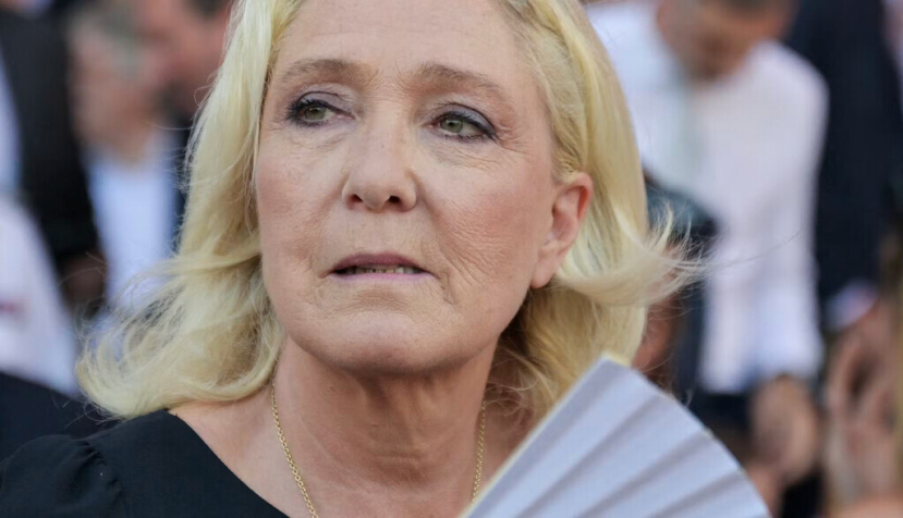 Marine Le Pen, candidata de la Agrupación Nacional a las elecciones presidenciales de 2027, fotografiada aquí en Niza el 14 de julio de 2026. Philippe Magoni / AFP