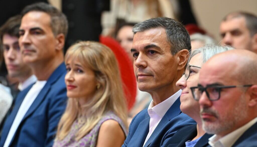 El presidente del Gobierno, Pedro Sánchez, durante la presentación del portal de CASA47. | Pool Moncloa/Borja Puig de la Bellacasa. Espacio Larra, Madrid - 7.9.2026