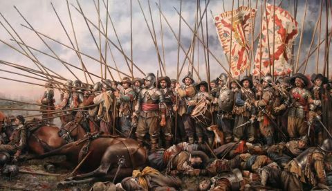 La batalla de Rocroi (Augusto Ferre-Dalmau, 2011). Wikimedia Commons, CC BY-SA
