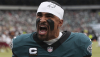 Philadelphia Eagles quarterback Jalen Hurts’ innovative plays demonstrate ‘brain connectivity at its finest,’ the author writes. Mitchell Leff via Getty Images