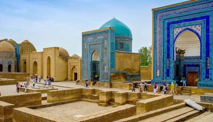 La necrópolis de Shah-I-Zinda, en Samarcanda (Uzbekistán), está incluida en la Lista del Patrimonio Mundial de la UNESCO. Evgeniy Agarkov / Shutterstock